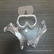 Molde de inyección de plástico para gafas de seguridad de 2 cavidades